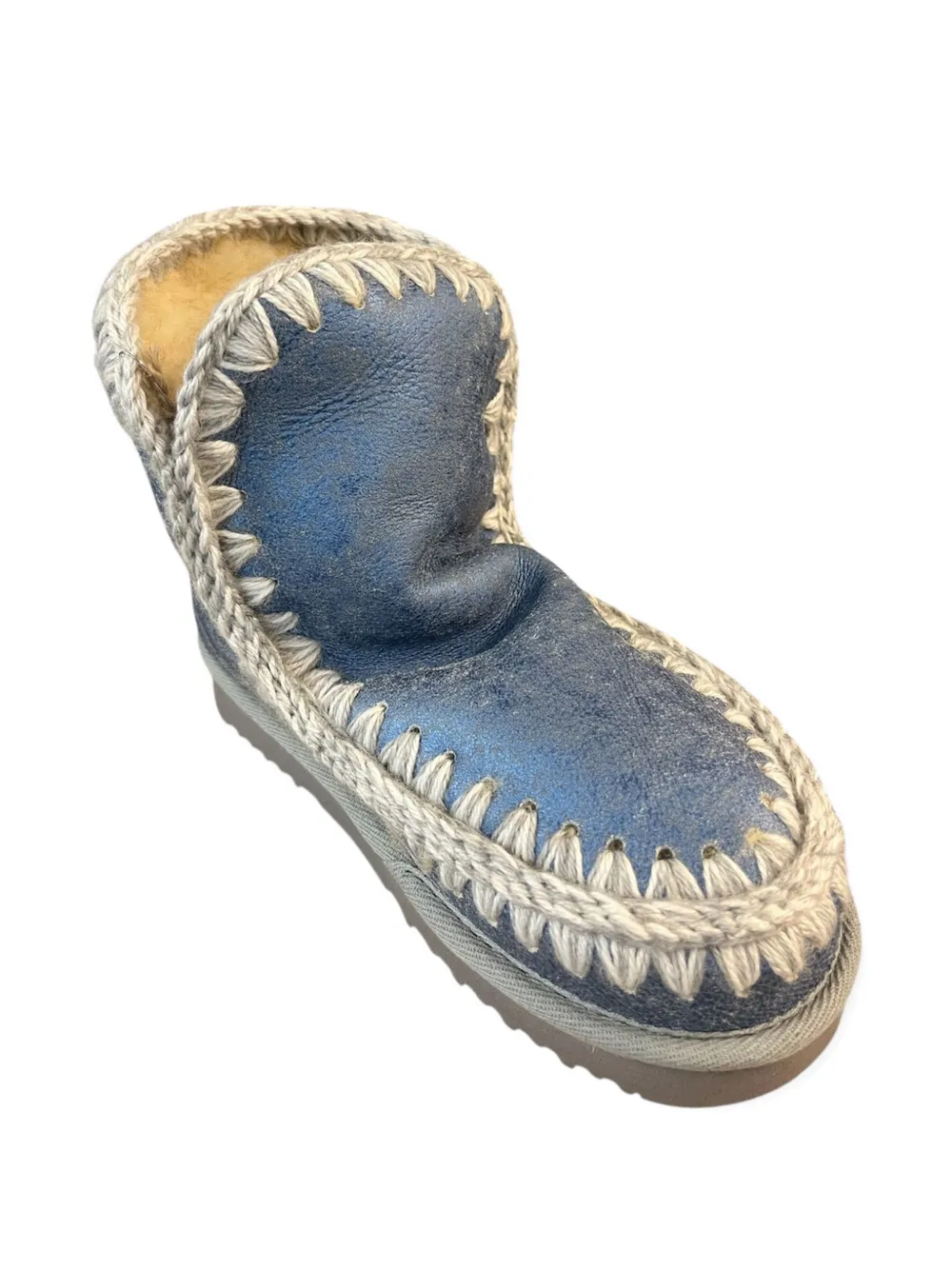 Mou 18 enkellaarzen Blauw