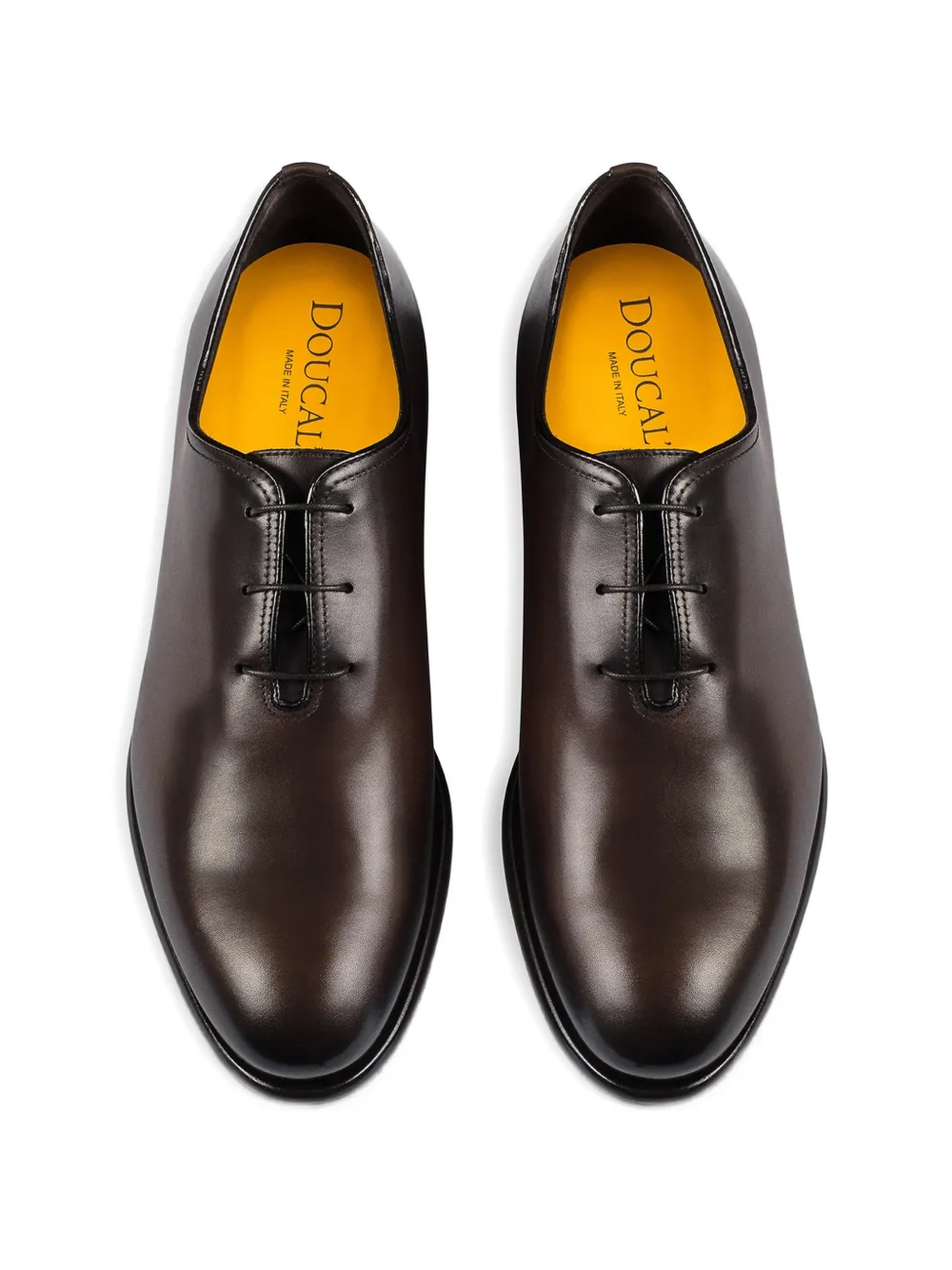 Doucal's leather lace-up shoes Bruin