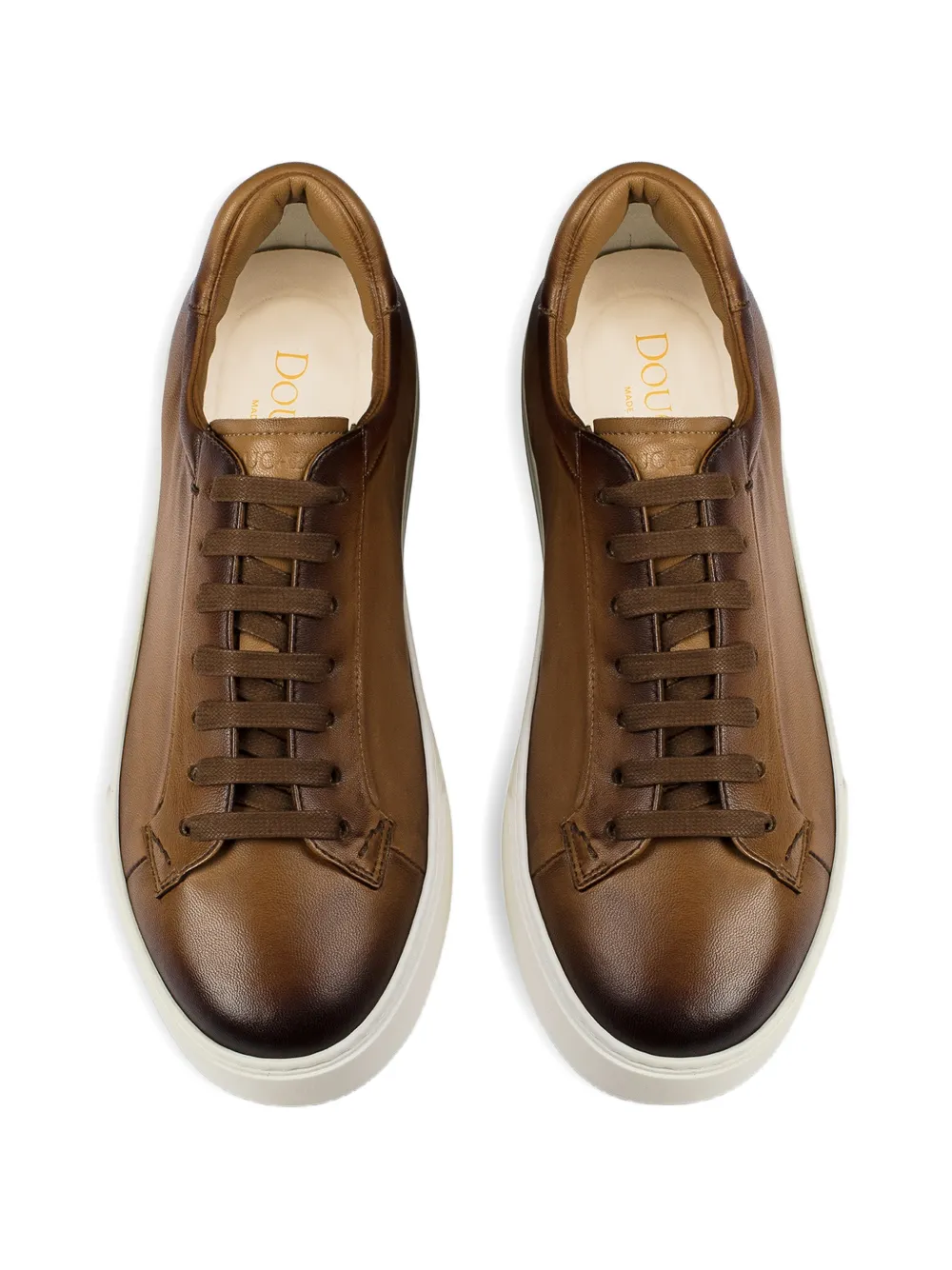 Doucal's Leren sneakers Bruin