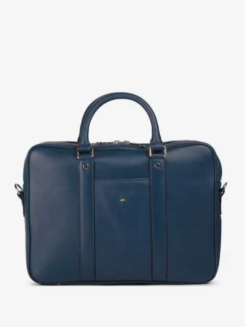 Doucal's top-handle leather briefcase