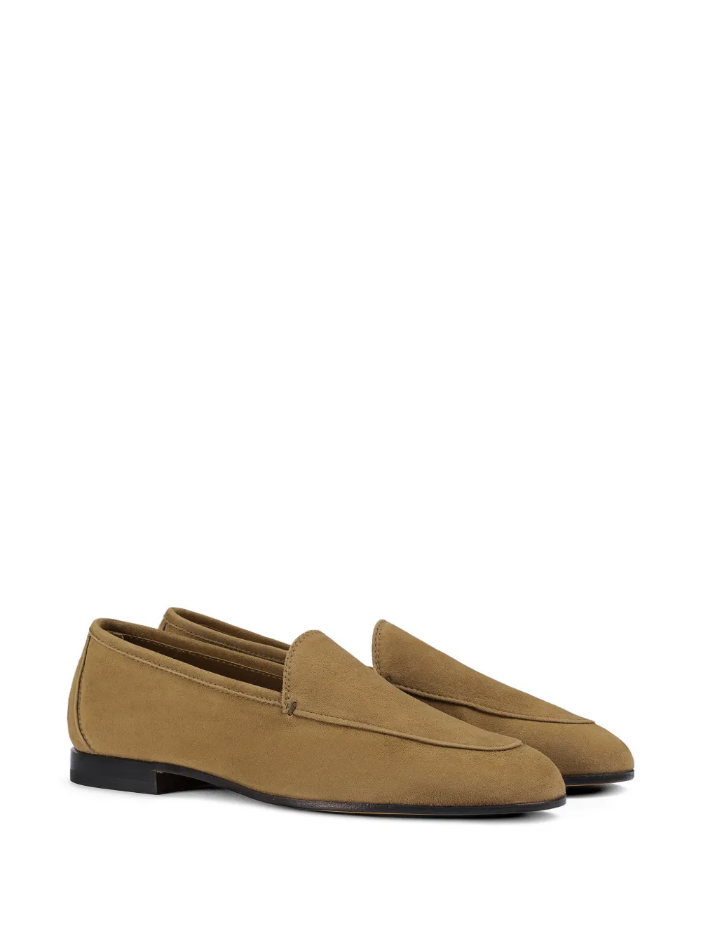 Doucal's suede loafers Beige
