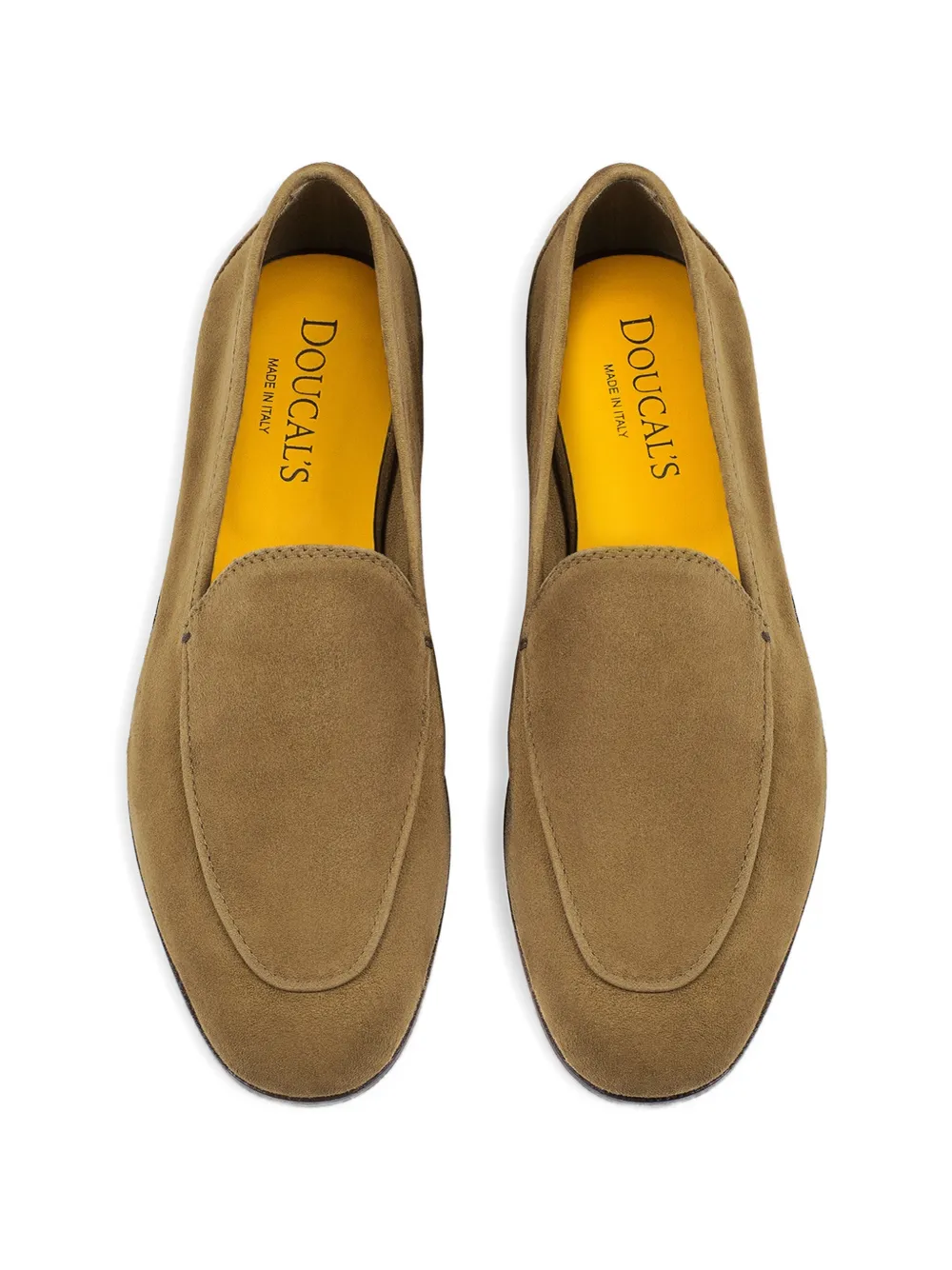 Doucal's suede loafers Beige