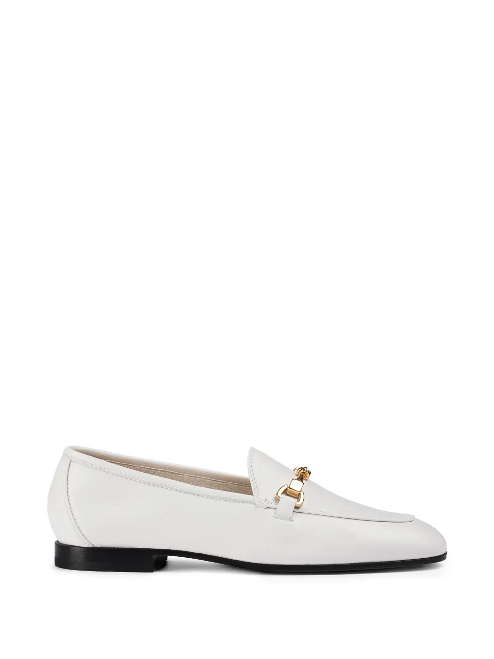 Doucal's horsebit leather loafers - Bianco