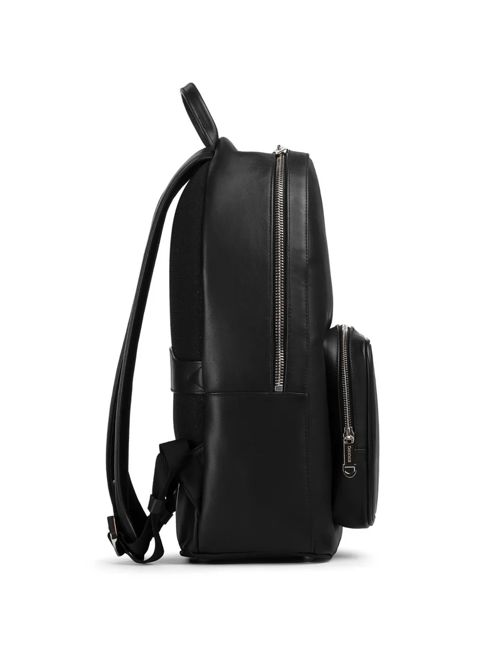  Doucal's Leather Backpack - Black 