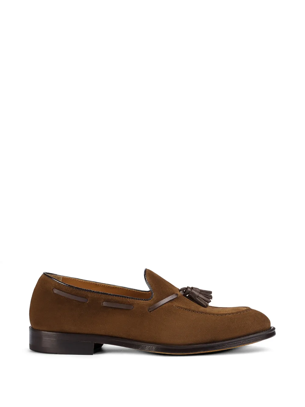 Doucal's suede tassel loafer - Marrone