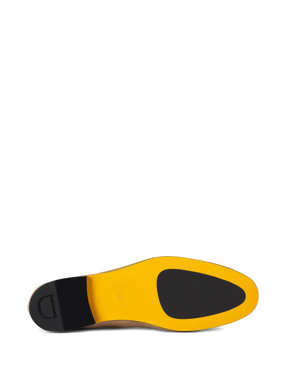 Doucal's Teddy suede double-buckle loafers Beige