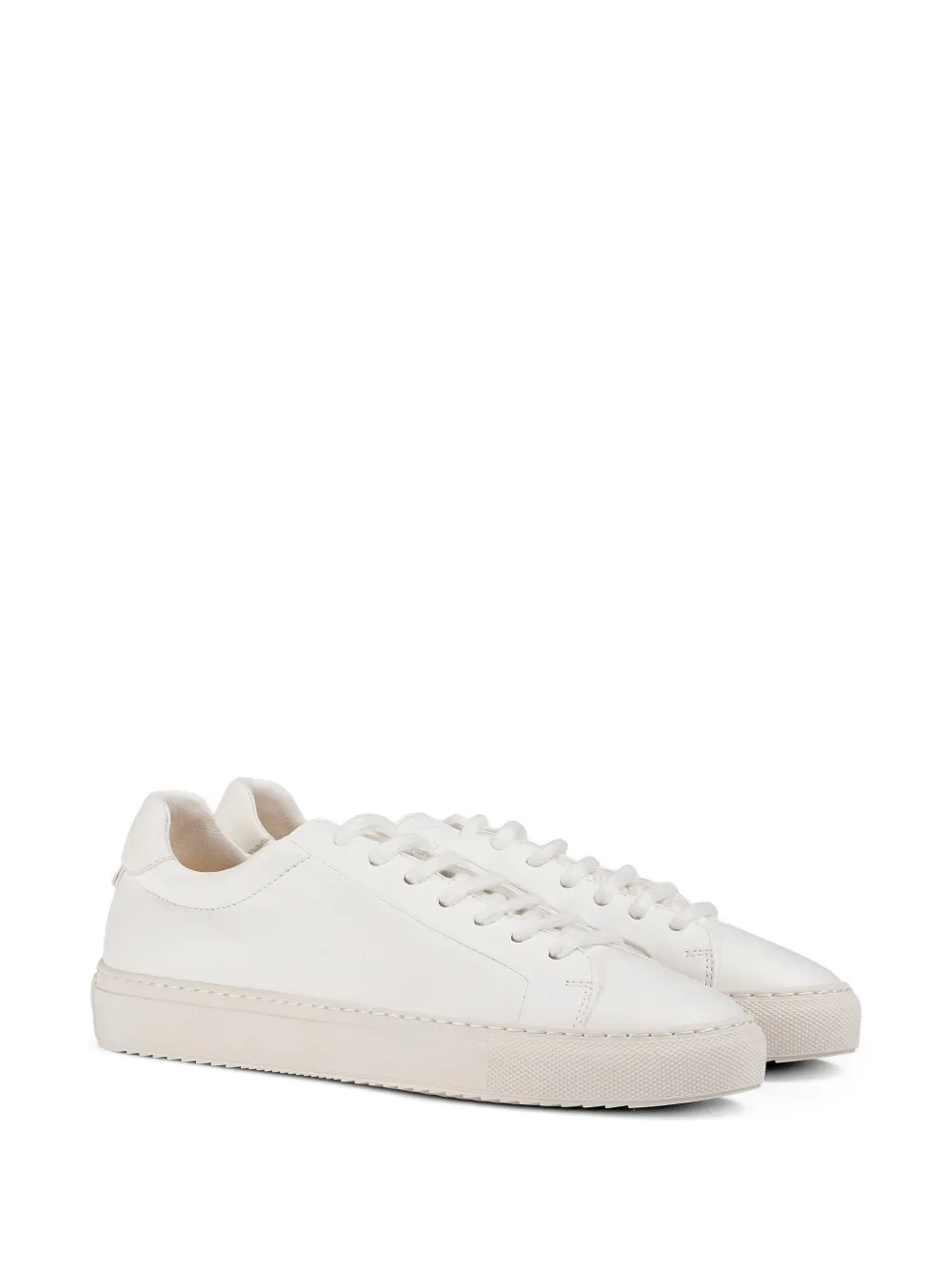 Doucal's lace-up leather sneakers Wit