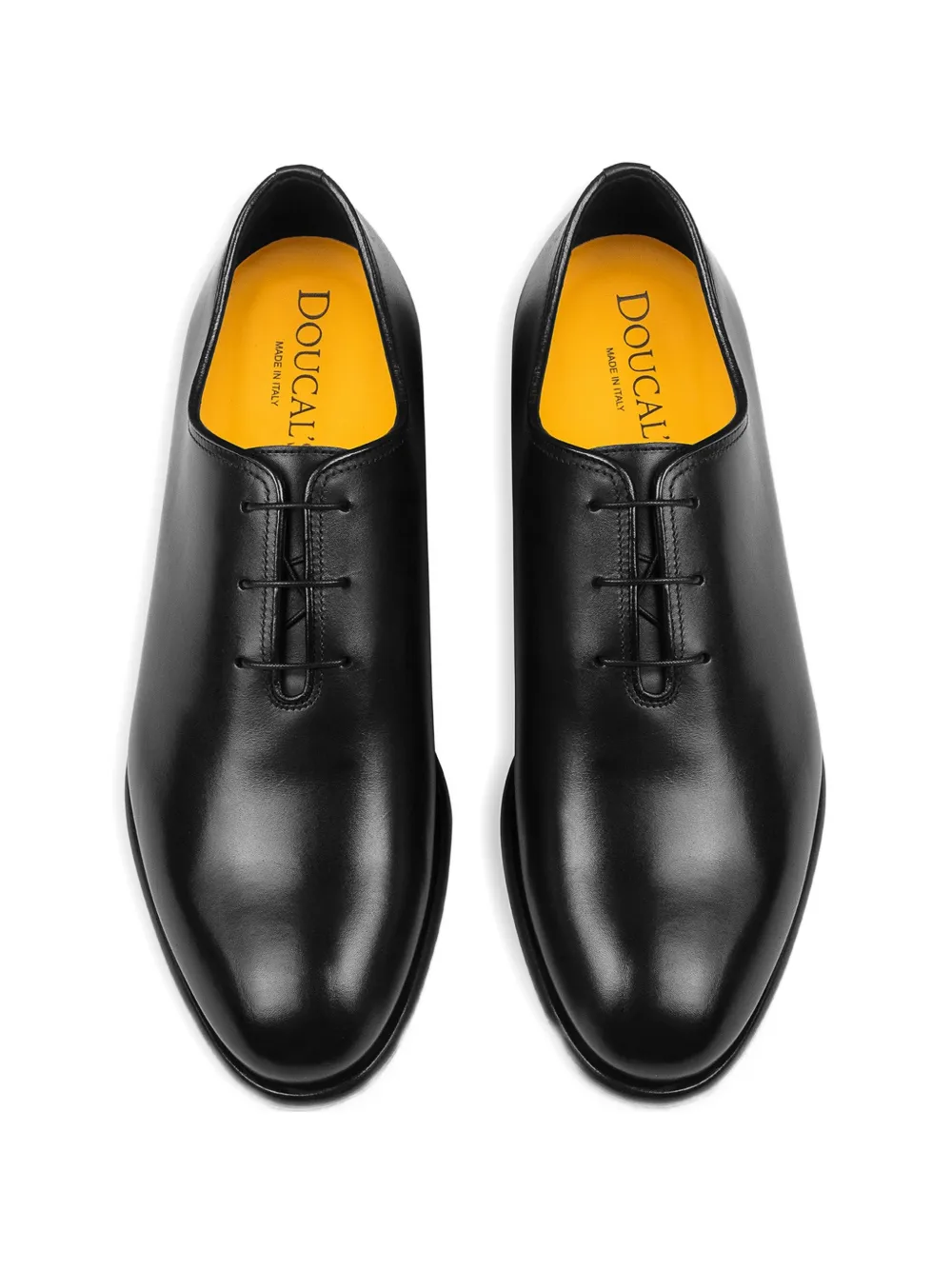 Doucal's Oxford leren veterschoenen Zwart