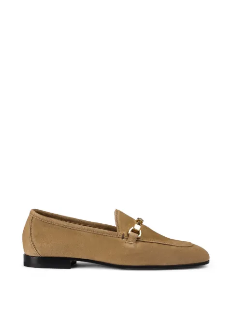 Doucal's metal suede loafers
