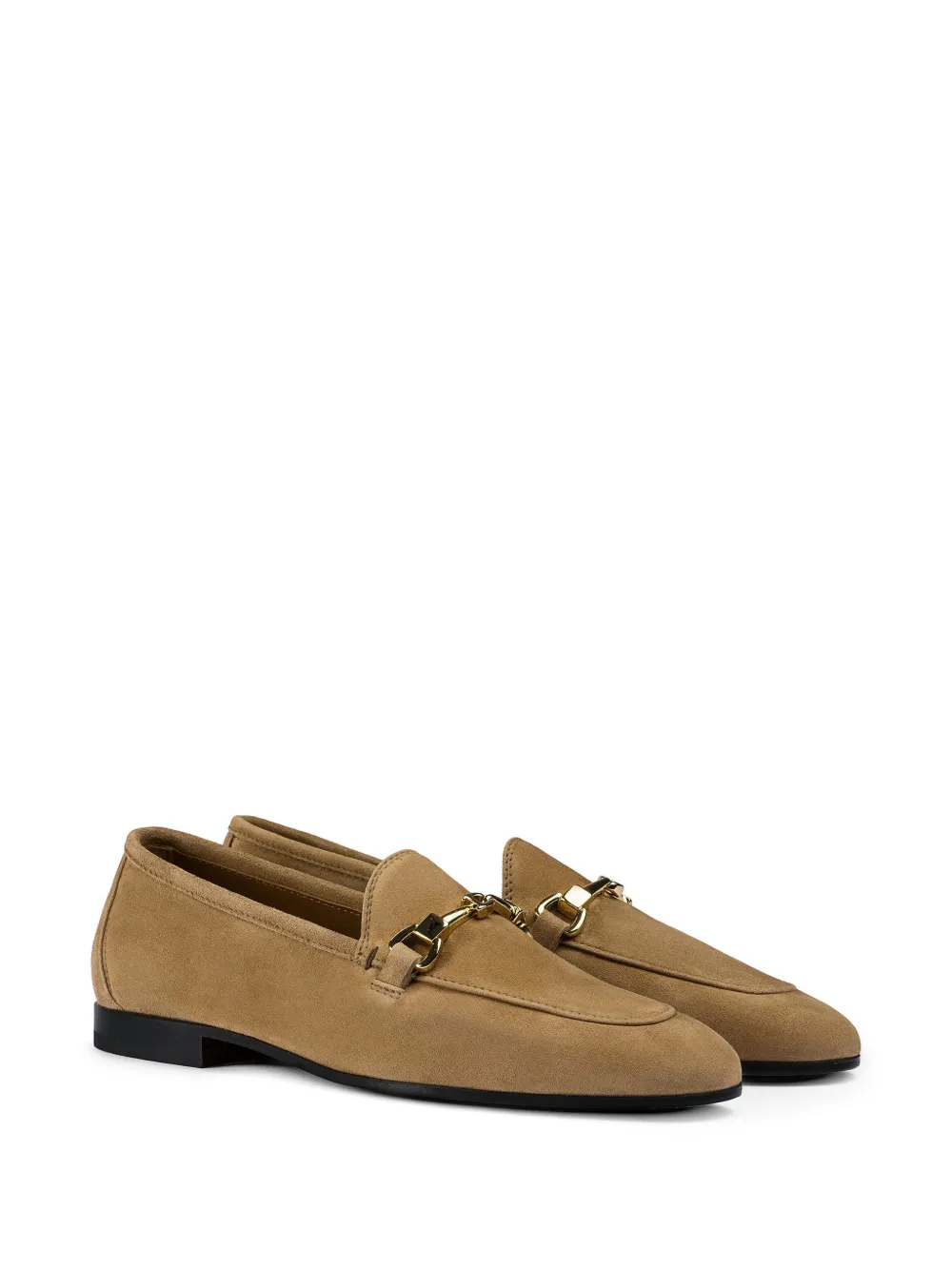 Doucal's Metalen suède loafers Beige