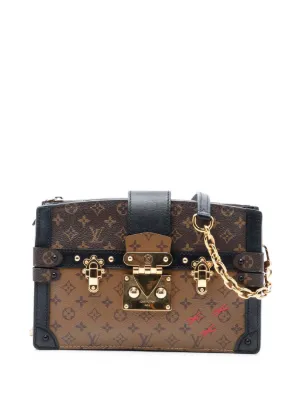 ショルダーバッグモノグラムLOUIS VUITTON アンティーククラッチバッグ Louis Vuitton Pre-Owned 2021-2025 モノグラム リバース トランク