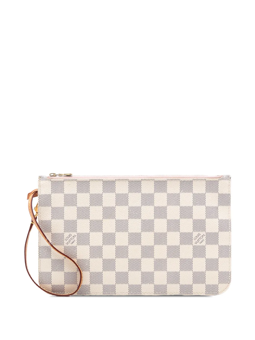 Louis Vuitton Pre-Owned 2019 Damier Azur Neverfull MM pouch - Bianco