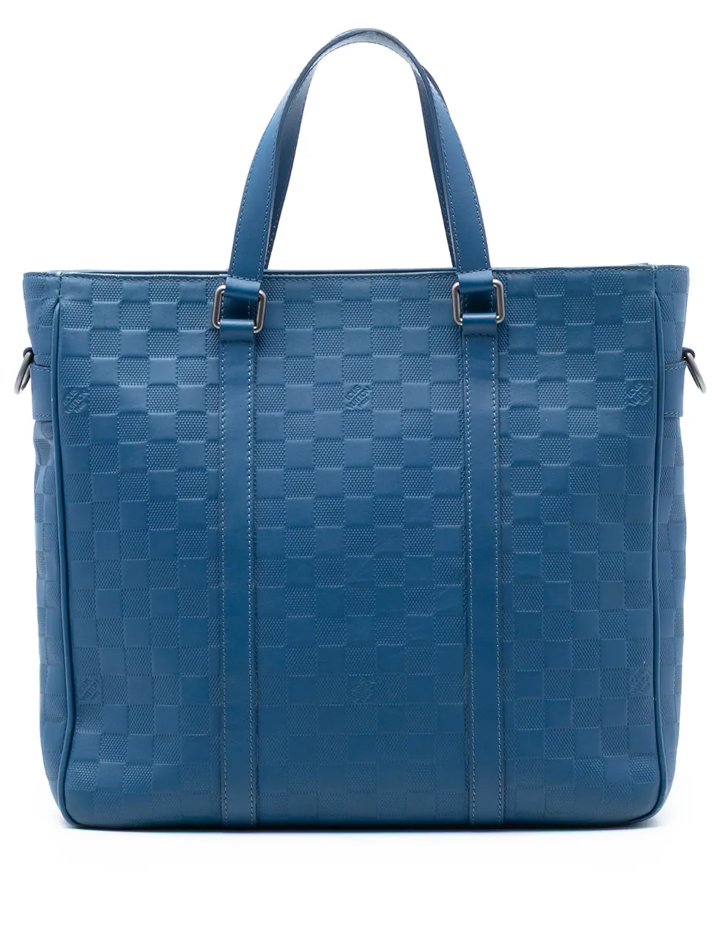 Louis Vuitton Pre-Owned 2014 Damier Infini Tadao PM satchel - Blu