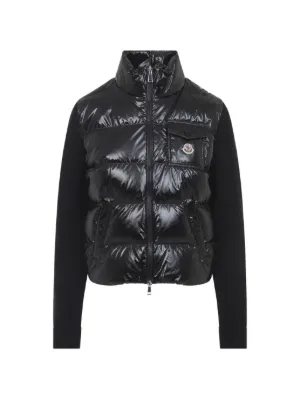 MONCLER（盟可睐）女士羽绒服系列_丝绒羽绒夹克_针织衬垫夹克_千