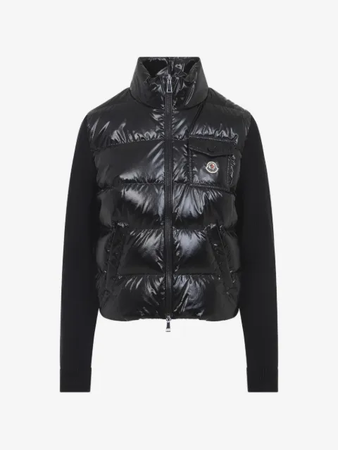 Moncler logo-patch puffer jacket