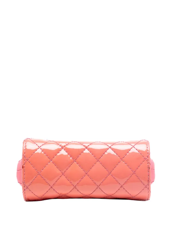 CHANEL Pre-Owned 2015-2016 ココマーク マトラッセ パテント フレーム