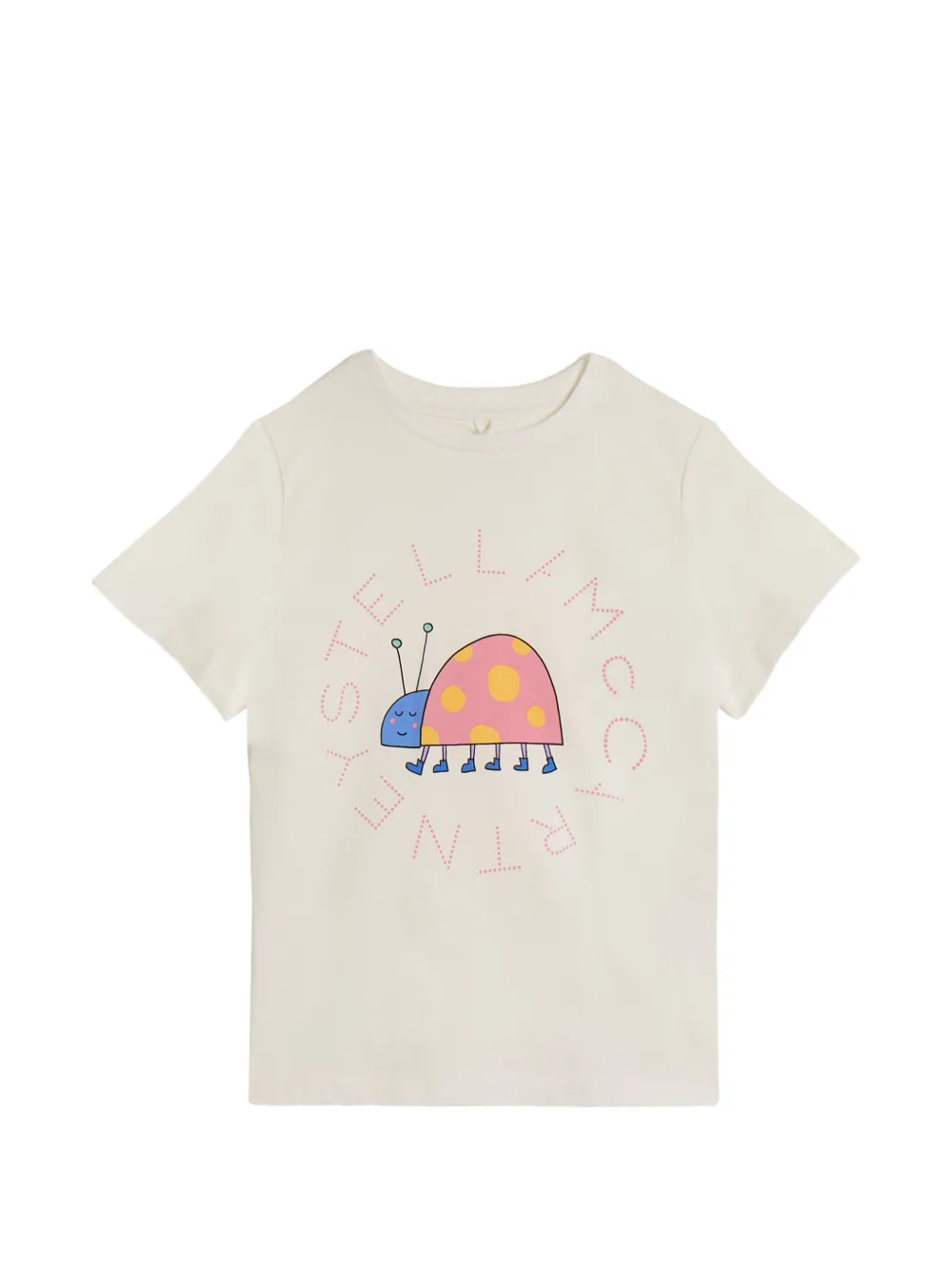Stella McCartney Kids T-shirt con stampa - Toni neutri