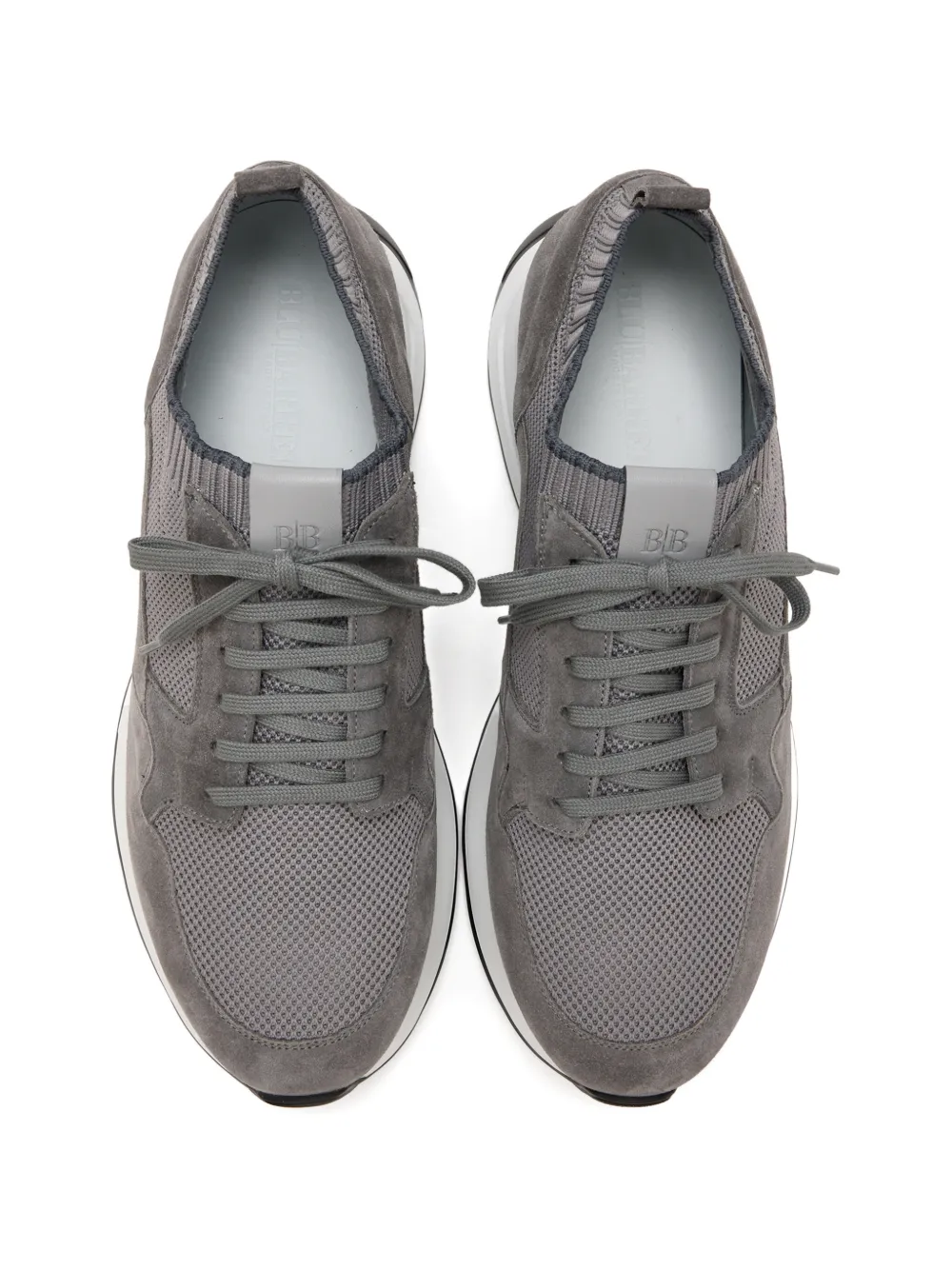 Barrett lace-up panelled-design lace up Grijs