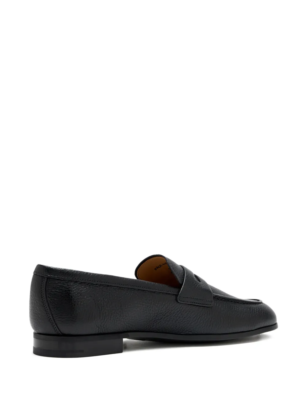 Church's textured penny-strap loafers Zwart