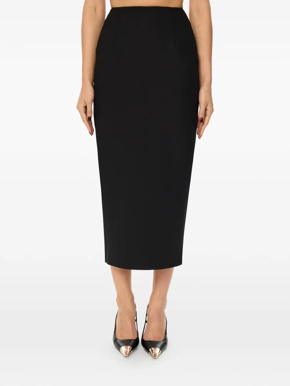 Straight-Line Maxi Skirt