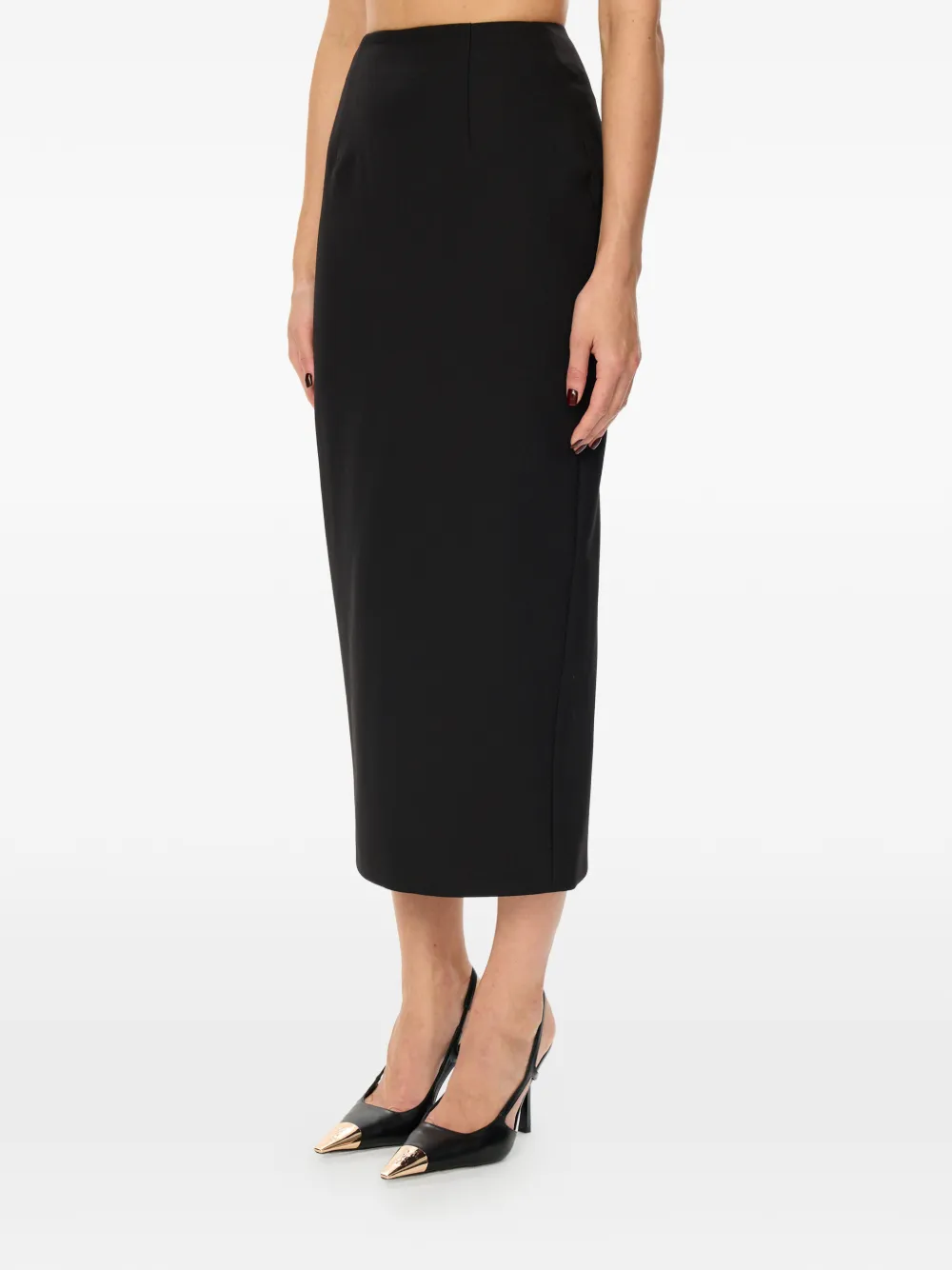 Straight-Line Maxi Skirt