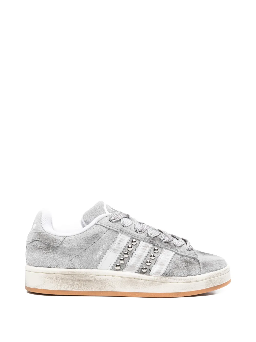 Adidas Gestreepte sneakers met dierenprint Beige