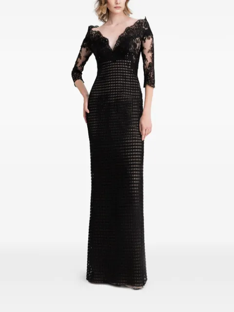 Gemy Maalouf vestido largo con hombros descubiertos
