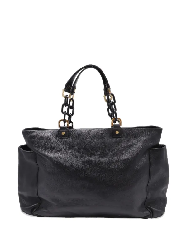 Tory Burch レザー トートバッグ | ブラック | FARFETCH JP