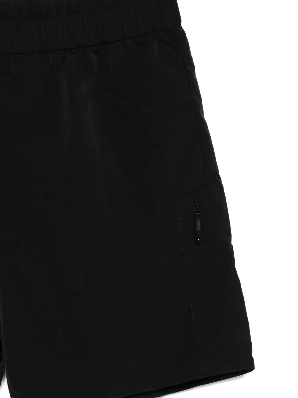  Moncler Logo-patch Swim Shorts - Black 