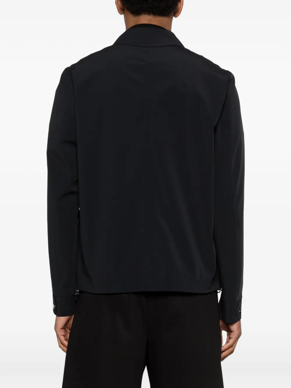 Herno Shirtjack met knoopzak Blauw