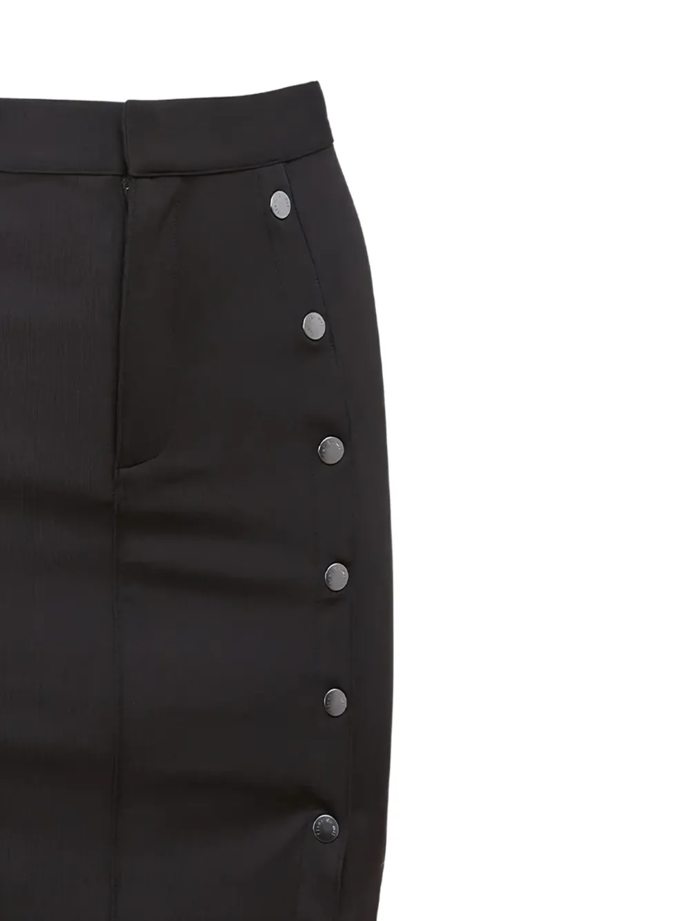  Fleur Du Mal Undo Me Button Panelled Midi Skirt - Black 
