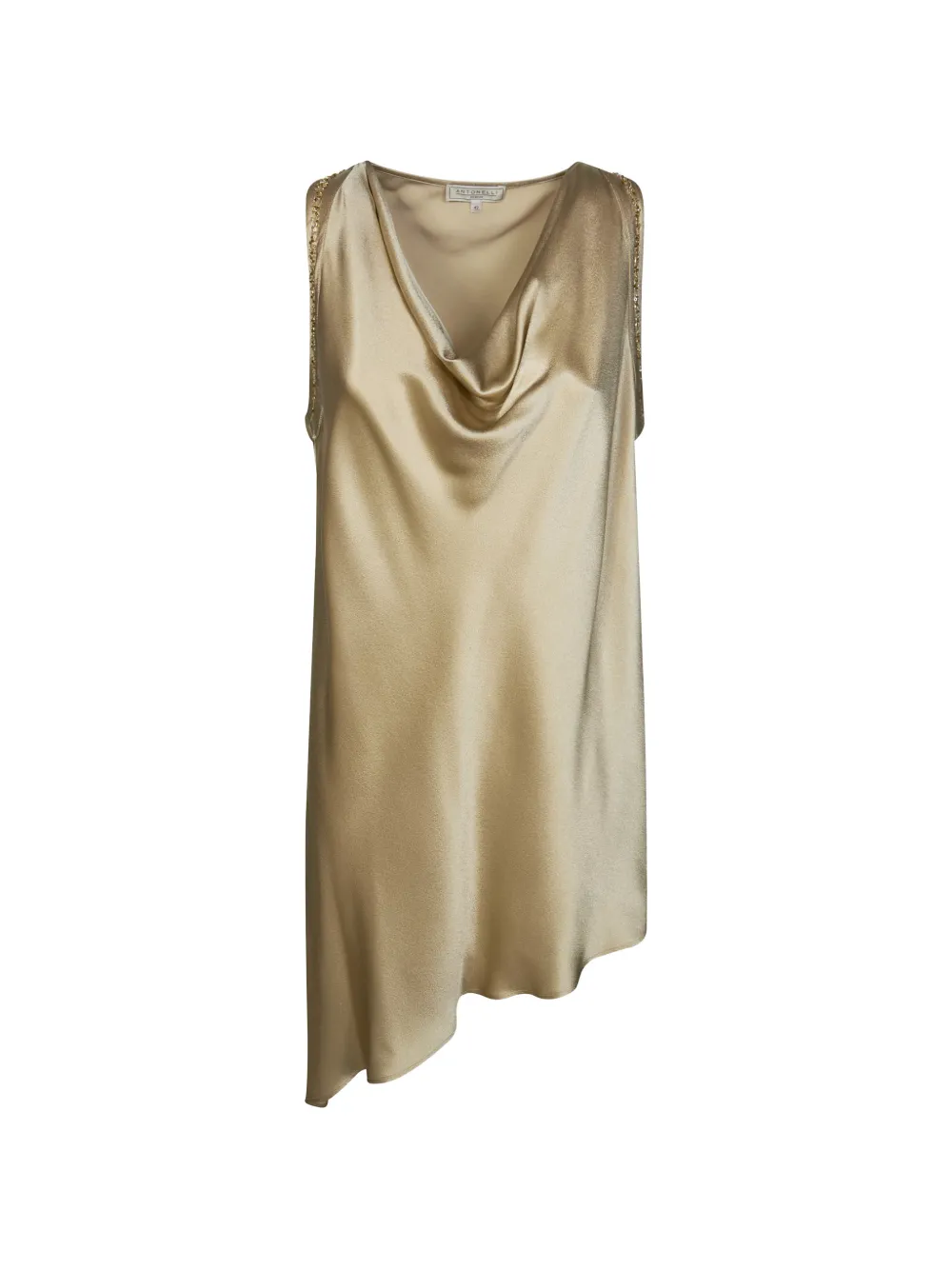 Antonelli sequin-embellished asymmetric top - Oro