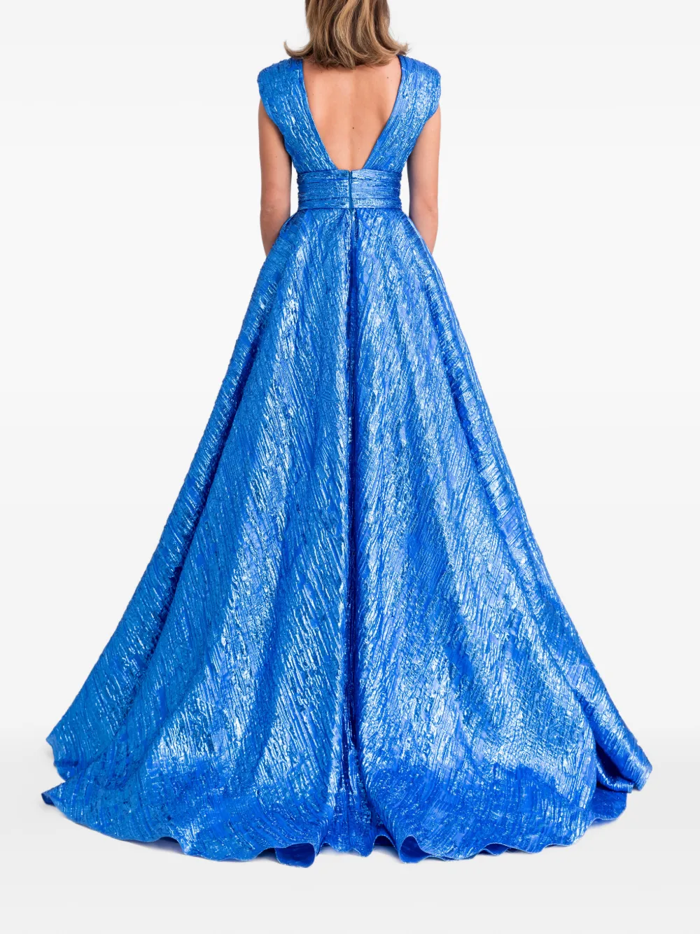 Gemy Maalouf Princess maxi-jurk Blauw