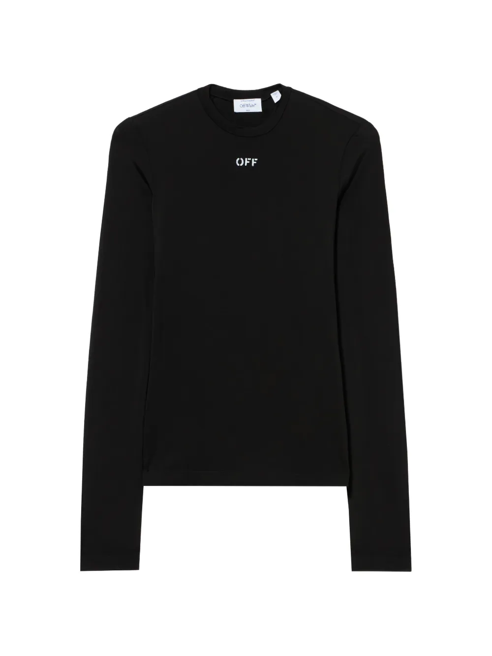 Off-White Off stamp long-sleeves crew-neck T-shirt - Nero