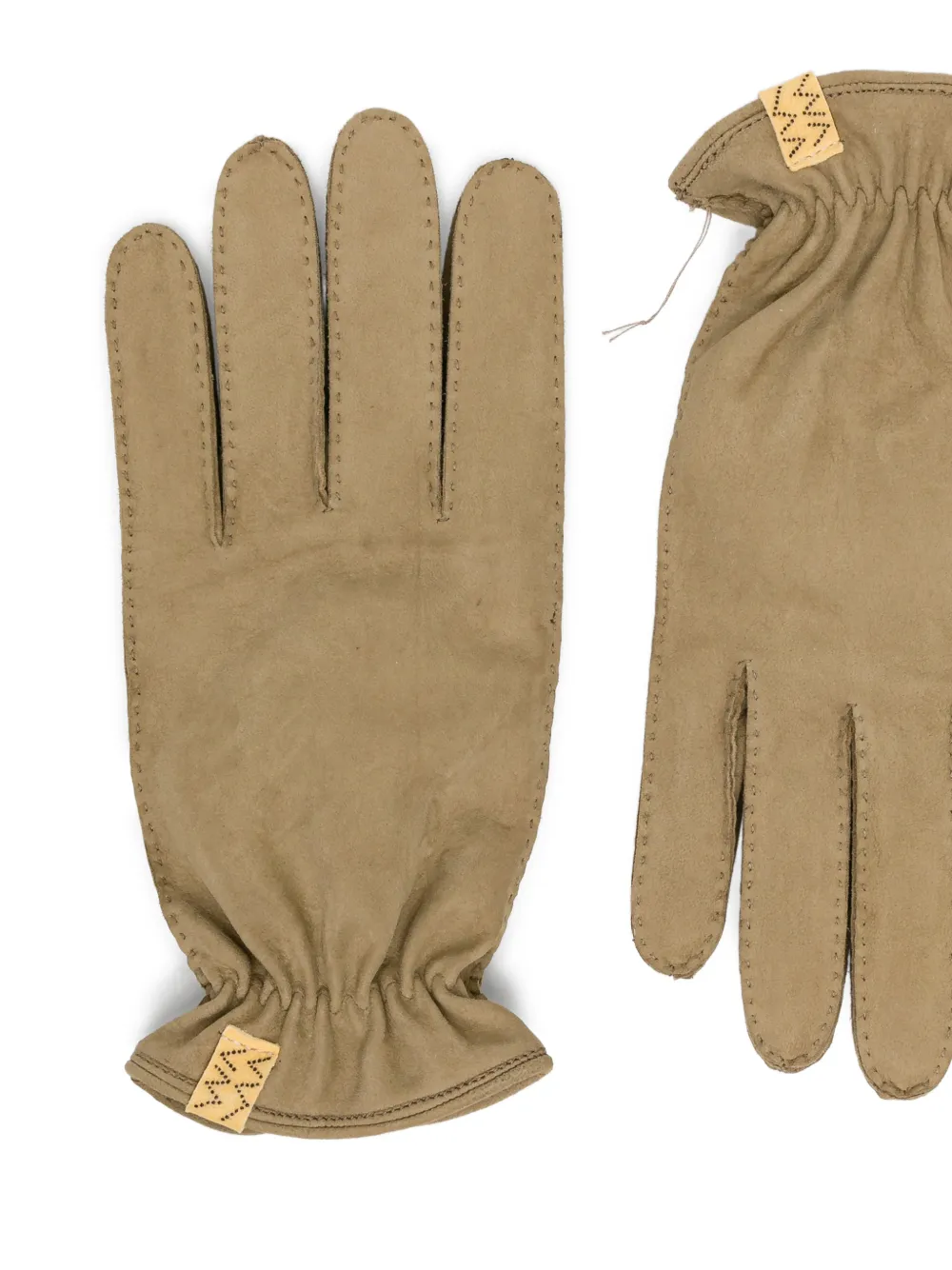  Visvim Leather Gloves - Neutrals 