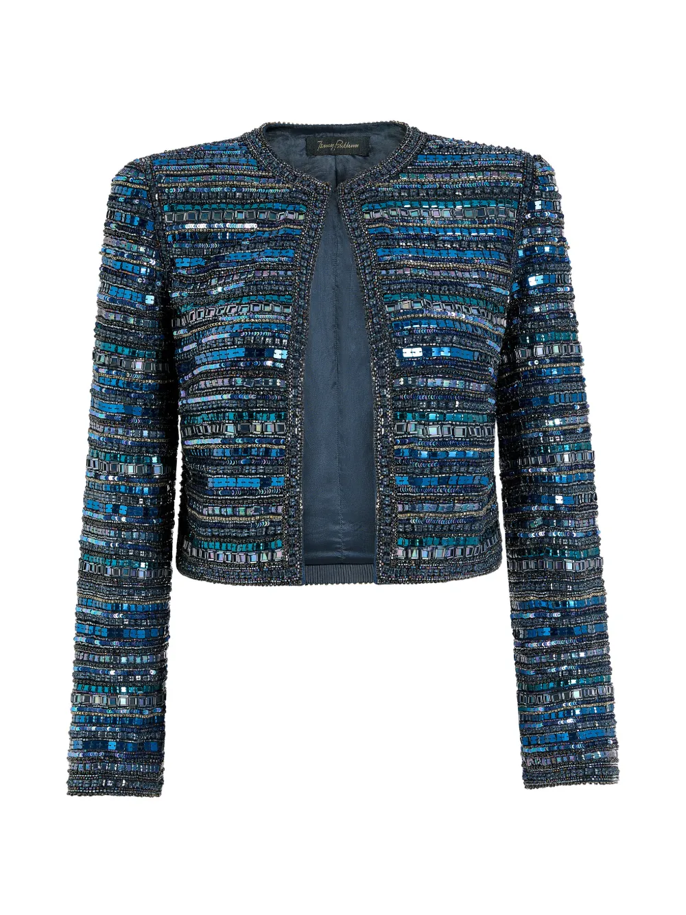 Jenny Packham Alma beaded jacket - Blu