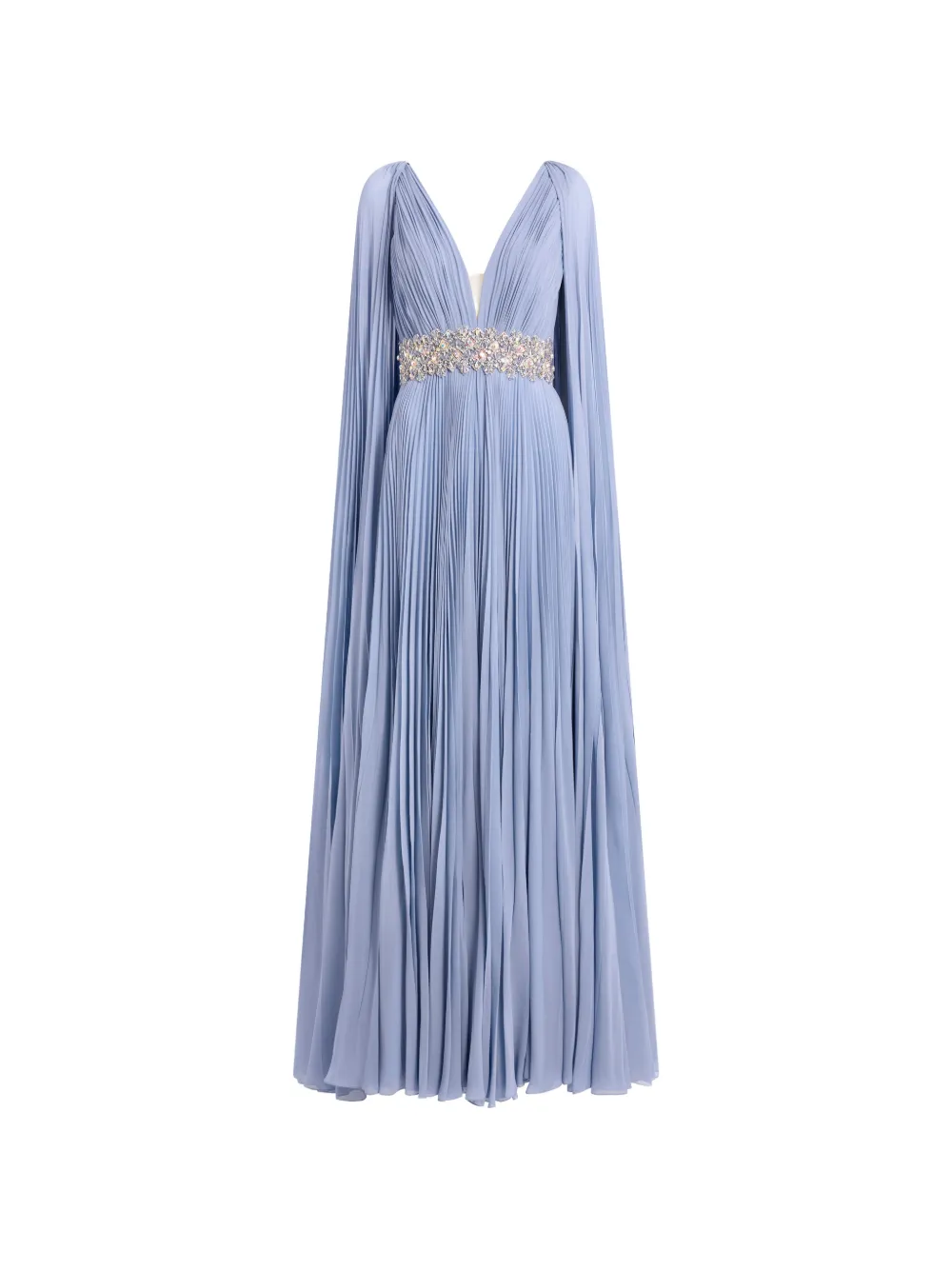Jenny Packham Abito lungo con decorazione Fesco - Blu