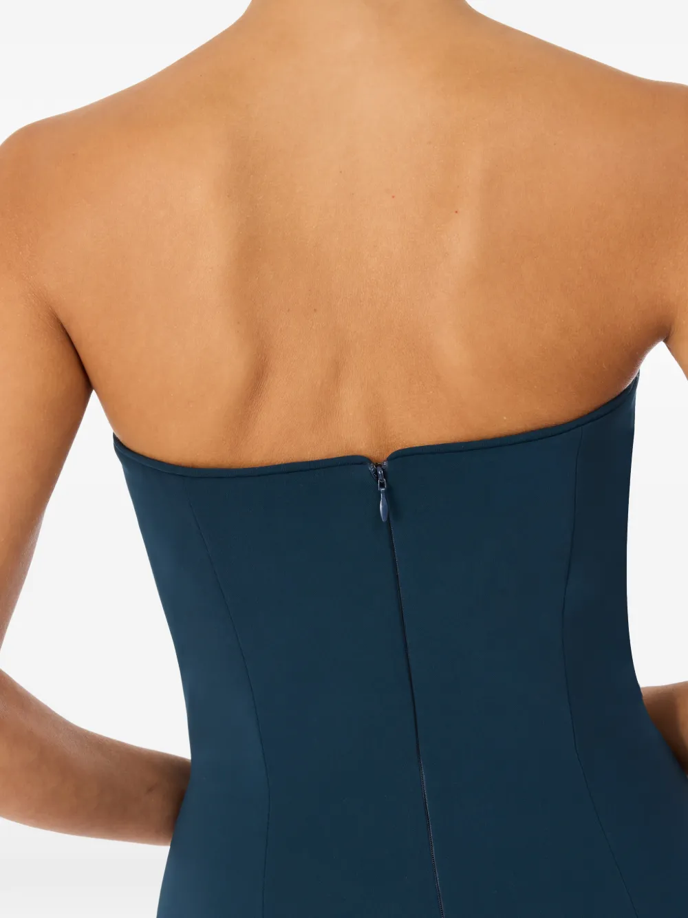 Jenny Packham Estelle strapless maxi-dress Blauw