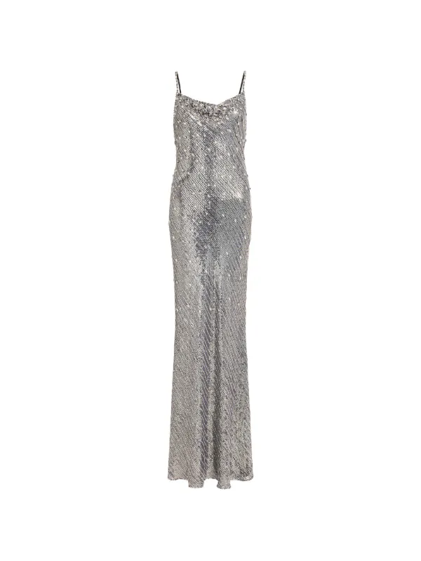 casual backless dress for women Gio: Green and Gold Maxi Dress tone mermaid prom dress Blue Farm Club Long Size:41½ (EU) / 8½ (US) / 7½ (UK) body con dress