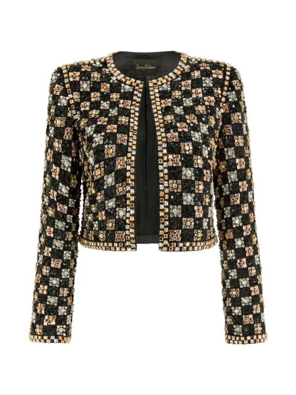 Jenny Packham Dahlia Jacket in Black