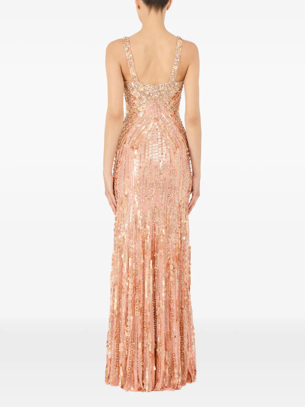 Jenny Packham Da Vinci jurk met pailletten Goud