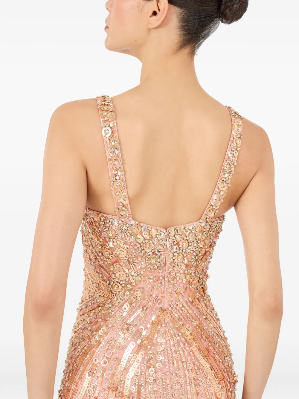 Jenny Packham Da Vinci jurk met pailletten Goud