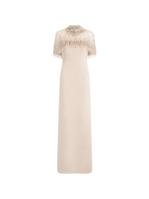 Jenny Packham Livia beaded-embelishment maxi dress