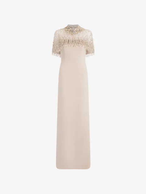 Jenny Packham Livia beaded-embelishment maxi dress