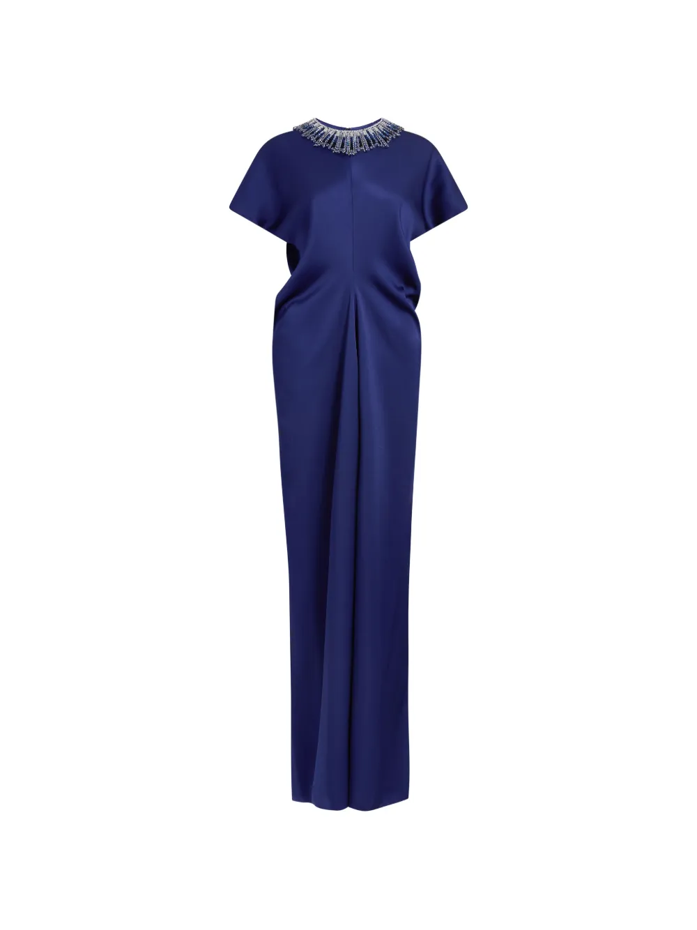 Jenny Packham Novak embellished-collar maxi dress - Blu