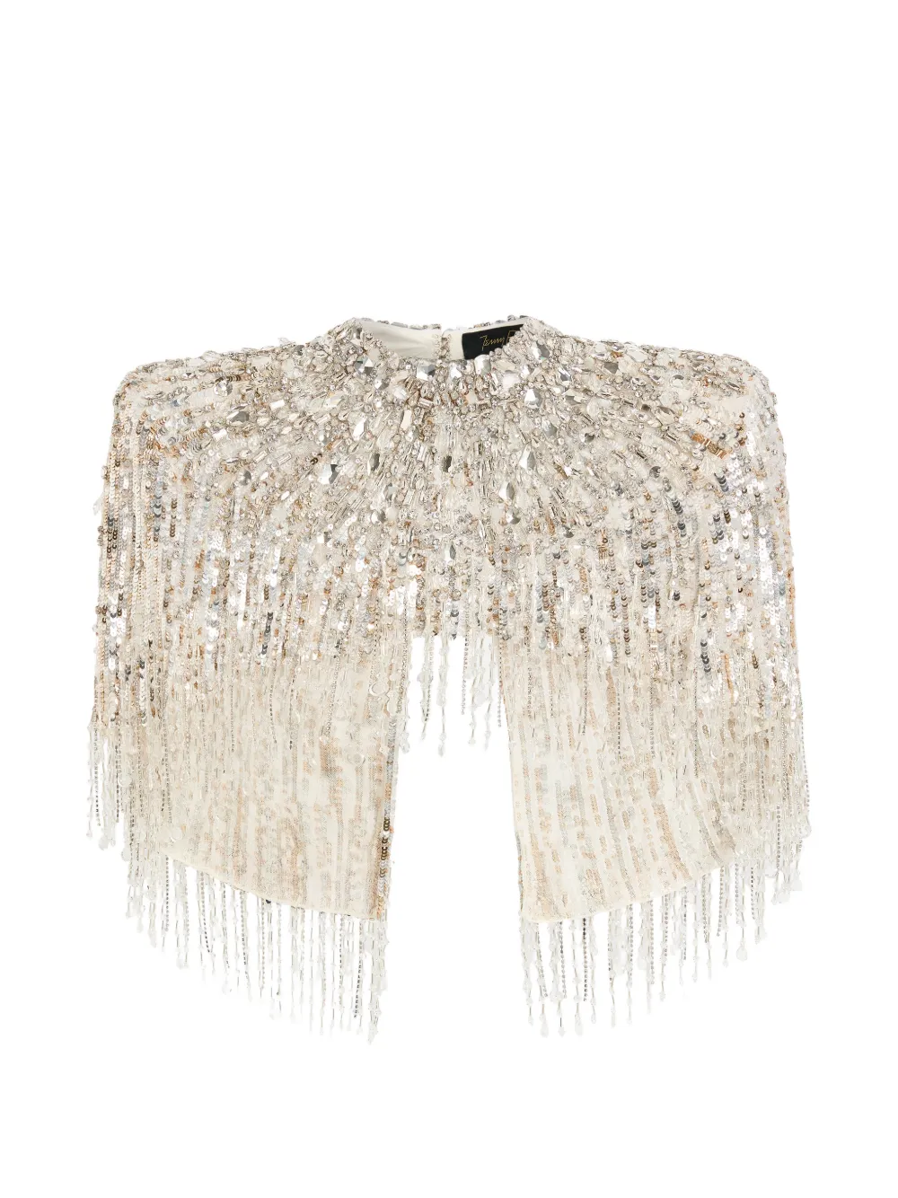 Jenny Packham Top Ellen con decorazione - Toni neutri