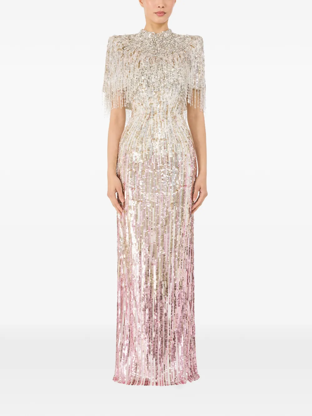  Jenny Packham Ellen Embellished Top - Neutrals 