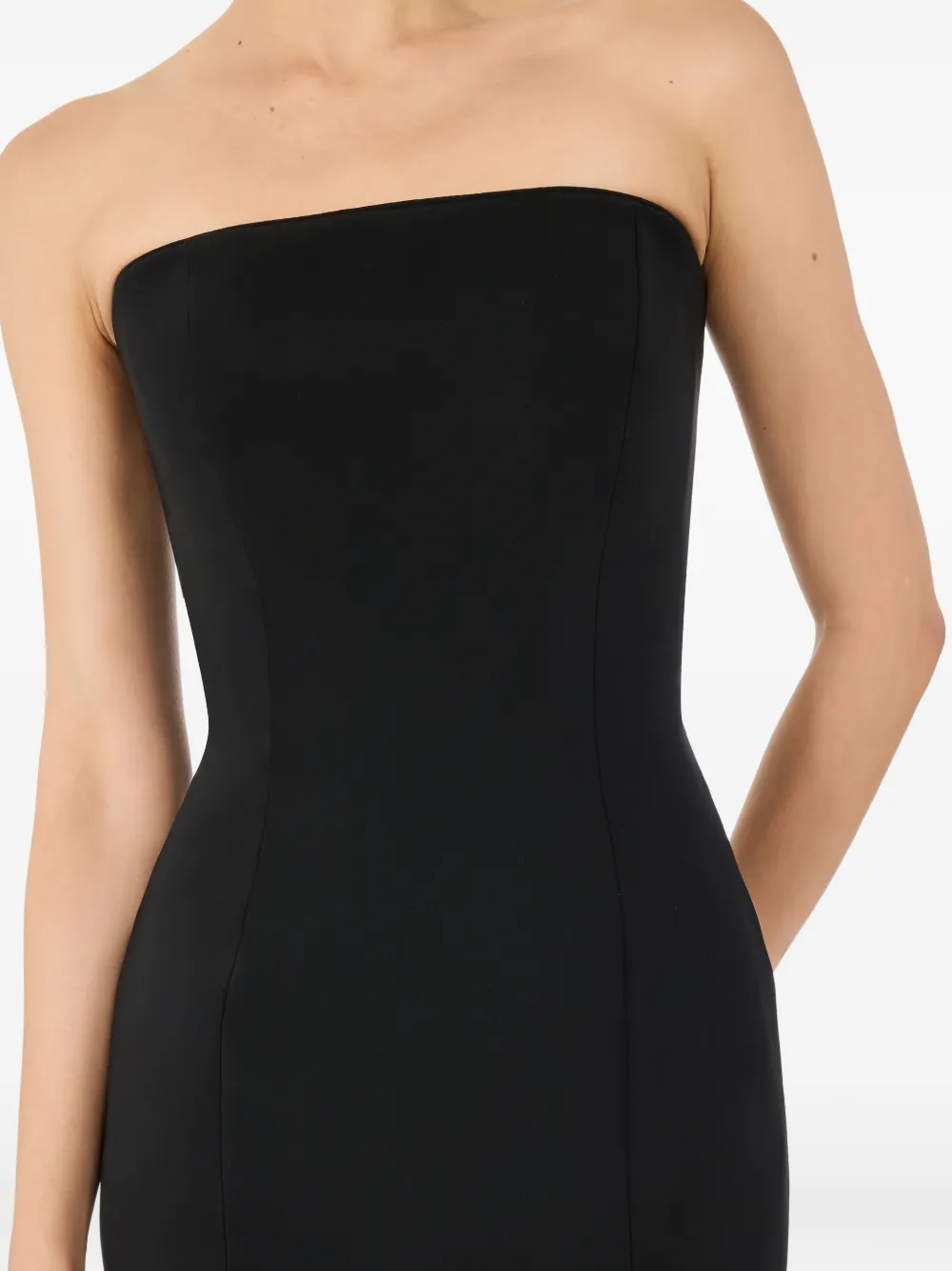 Jenny Packham Estelle strapless maxi-dress Zwart
