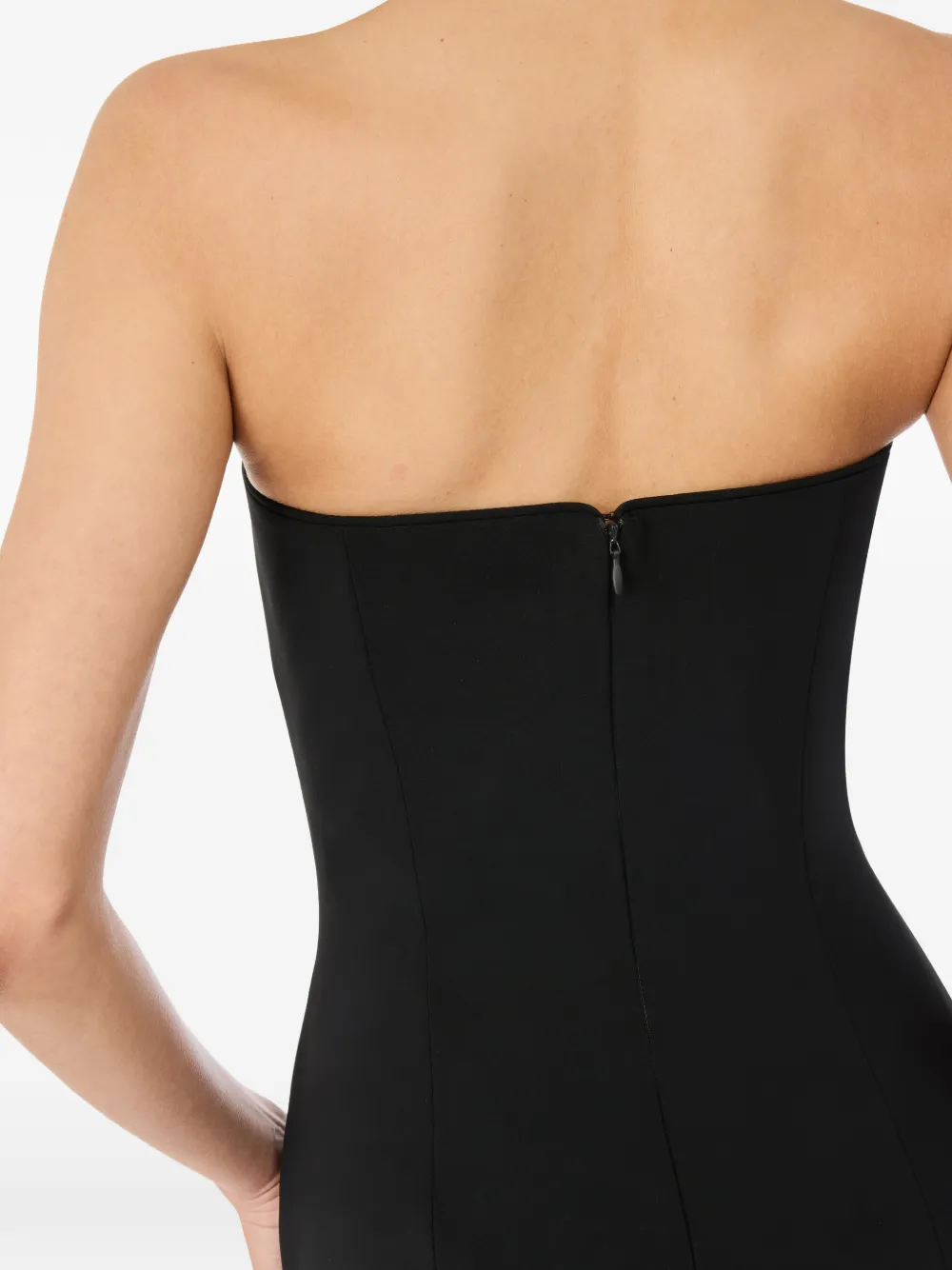 Jenny Packham Estelle strapless maxi-dress Zwart