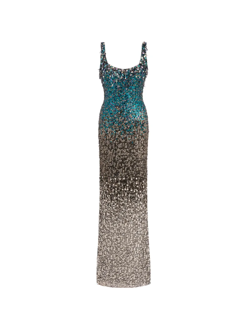 Jenny Packham DECORA sequin-embellished dress - Silver